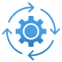 Automation with AI icon