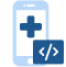 practice mamagement mobile app development logo